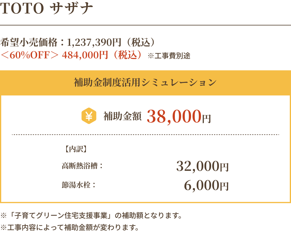 TOTO サザナ