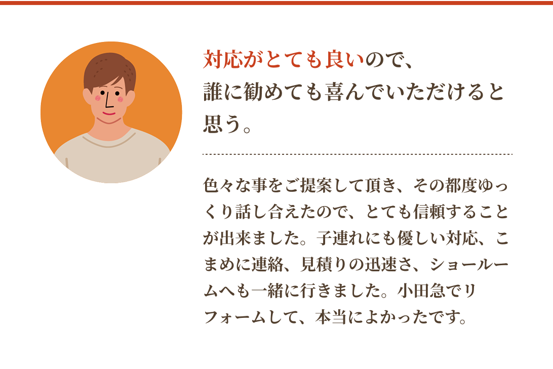 居住マンションの管理会社であり、地域でも信頼されている。